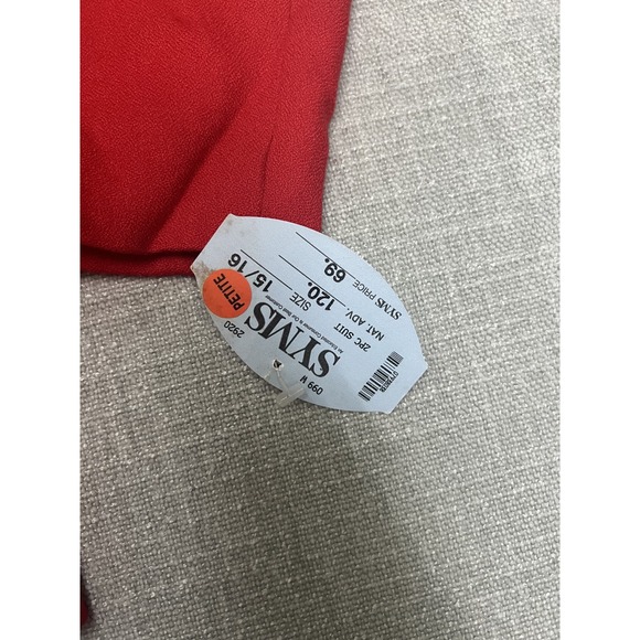 Morgan Miller Red Lined Womens Blazer Jacket  Size 16 Petite NWT - Picture 4 of 6